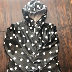 Herschel NWT polka dot raincoat